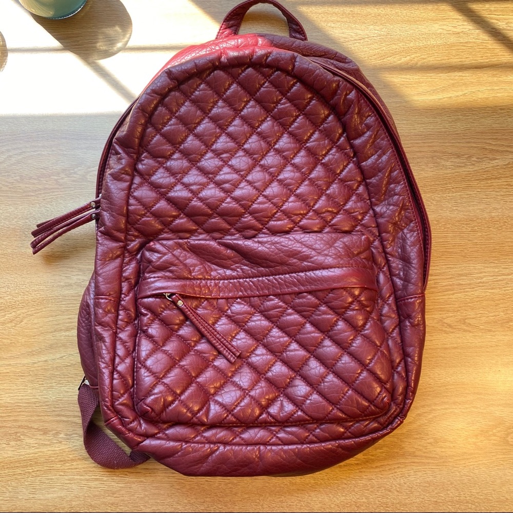 Aeropostale Burgundy Red Backpack Bag